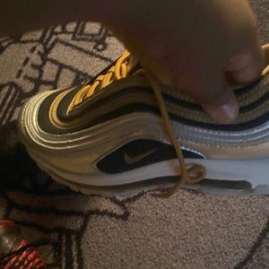 Air max 97 gold/silver womens size 10